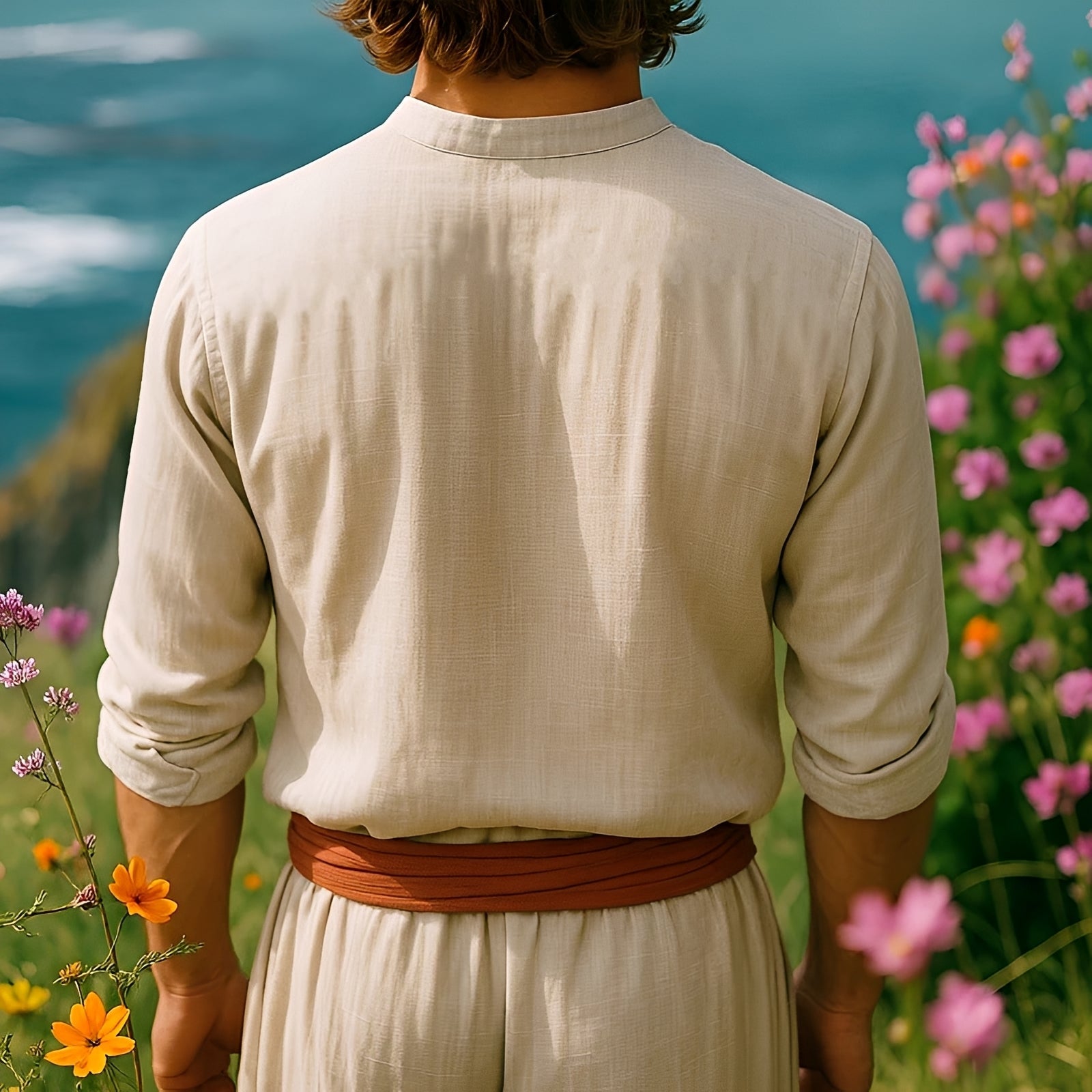Benedict - Chemise élégante avec broderie et manches longues