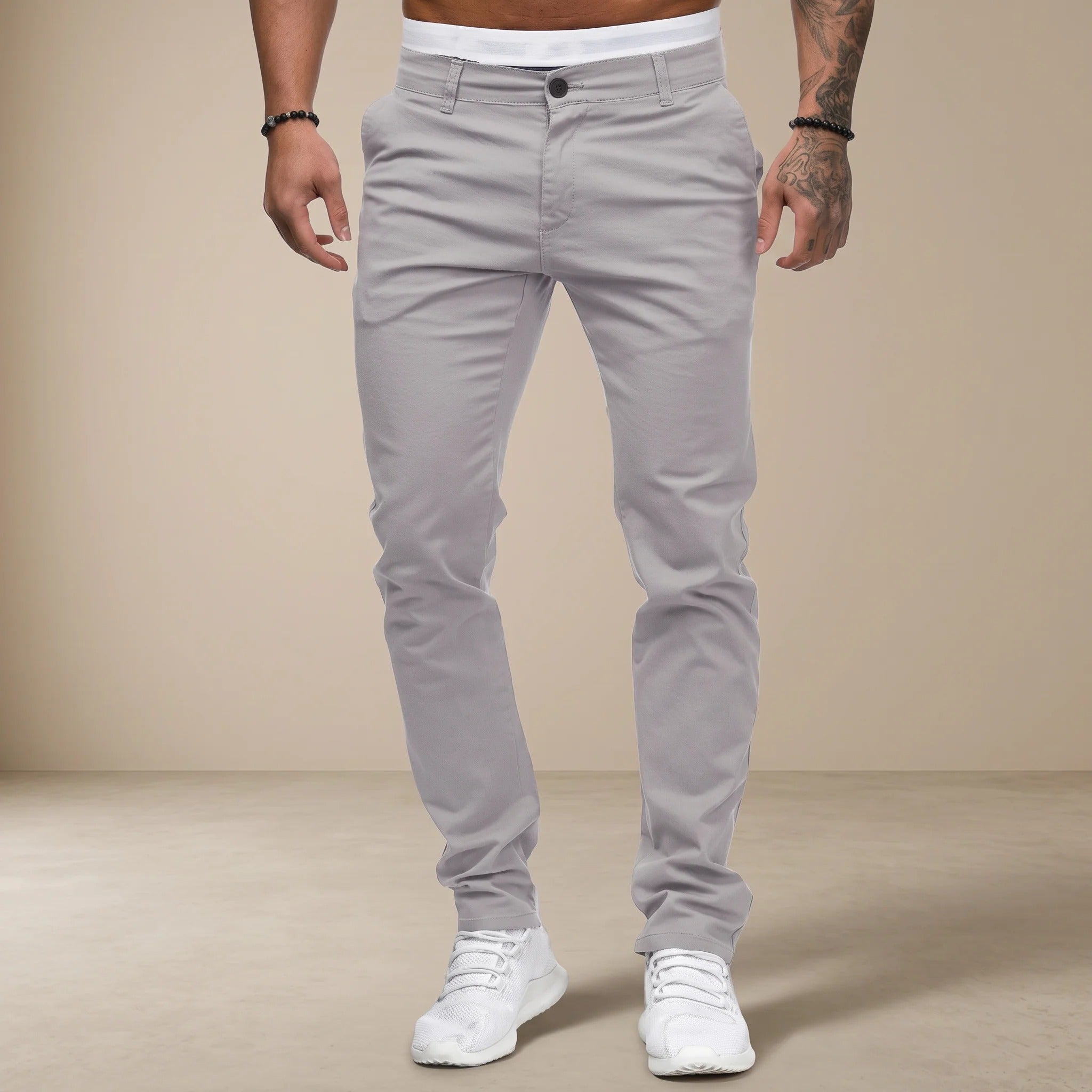 Arjan - Pantalon Ajusté Décontracté