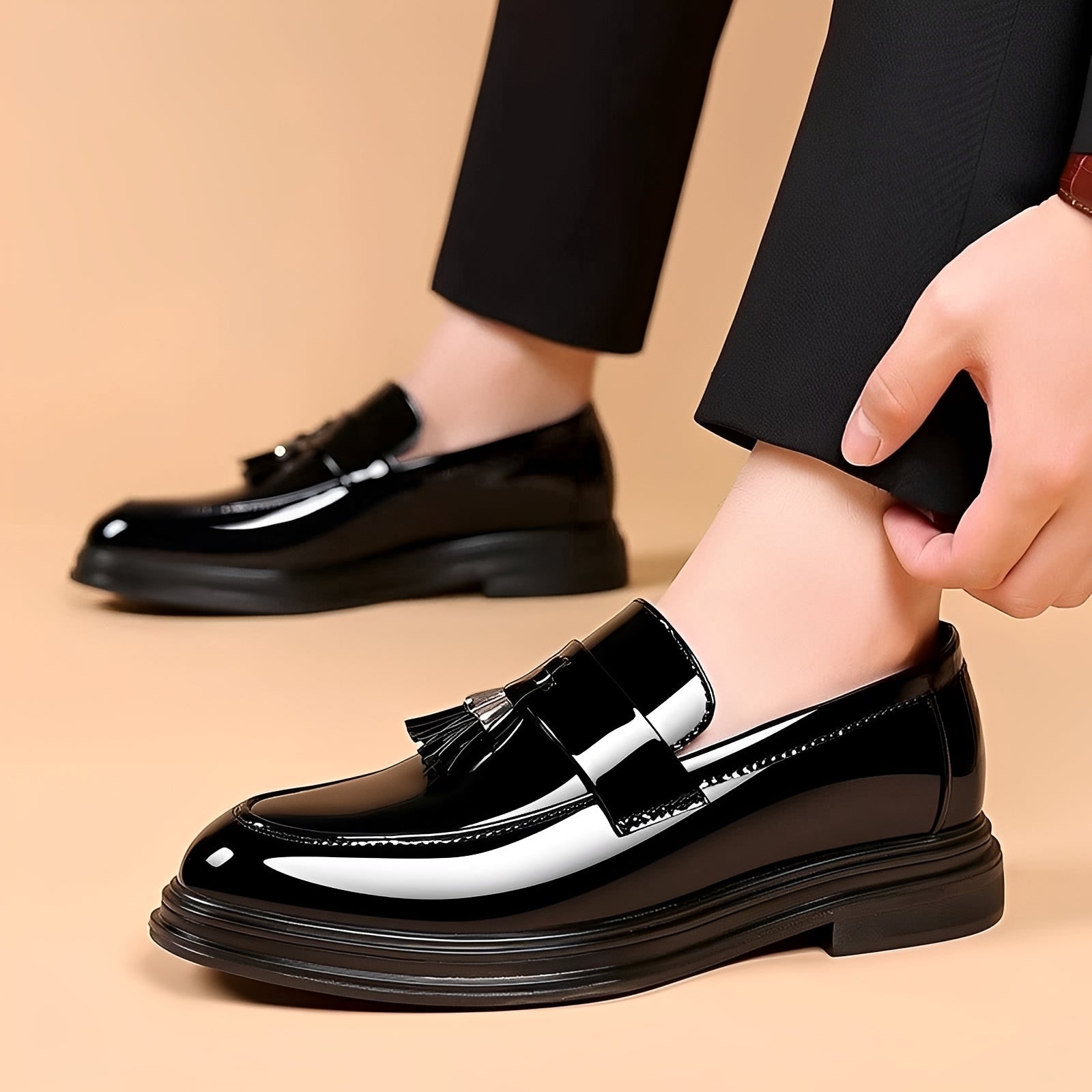 Jeevan - Chaussures élégantes avec semelles souples en caoutchouc