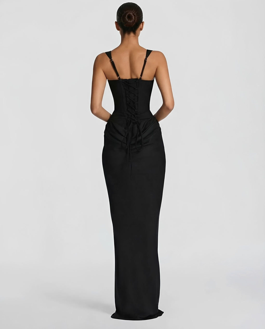 Dorsey - Robe longue chic avec corset