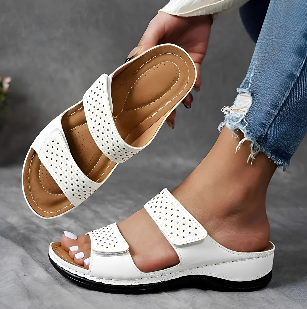 Lauren - Sandales confortables avec ouvertures