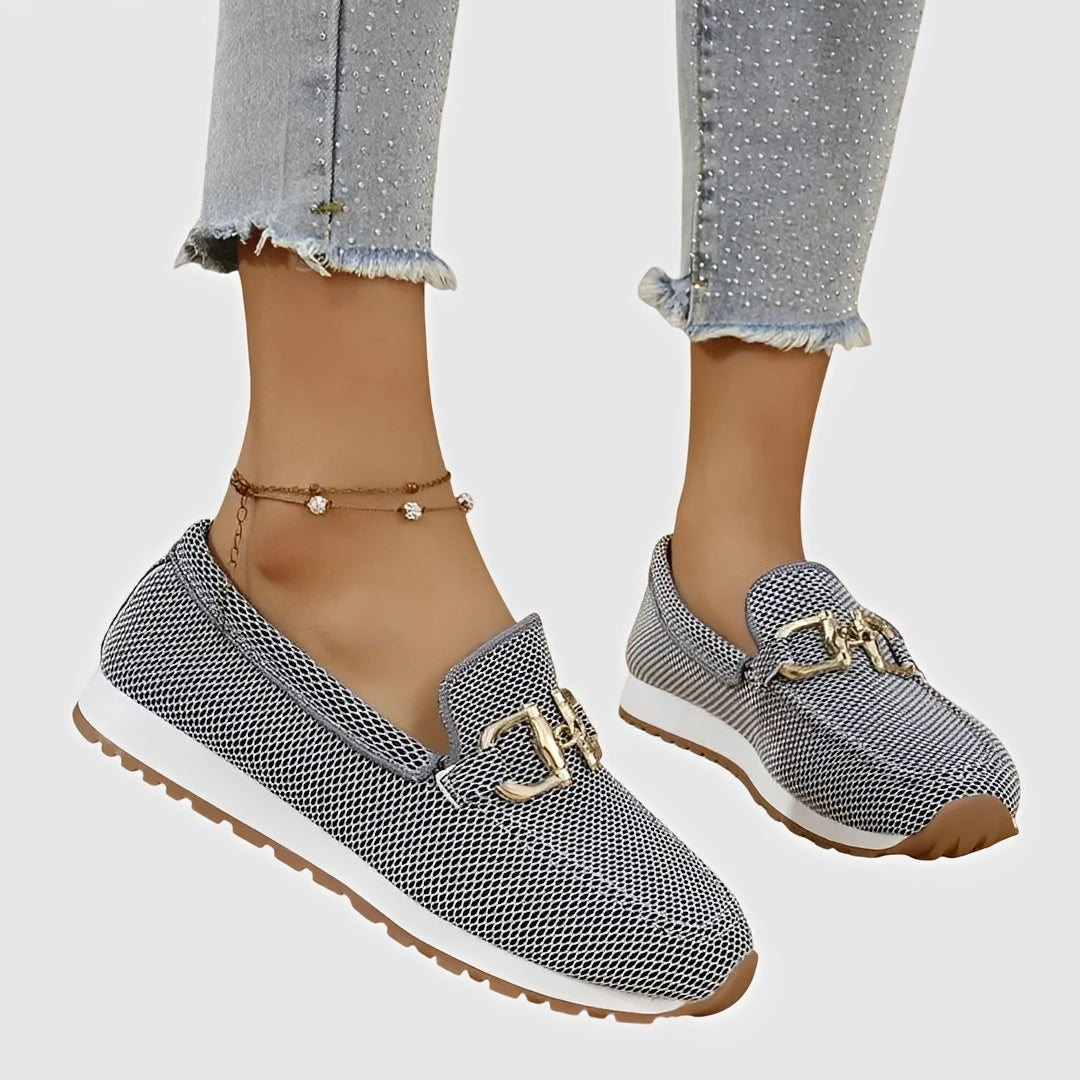 Elle - Mocassins confortables avec boucle