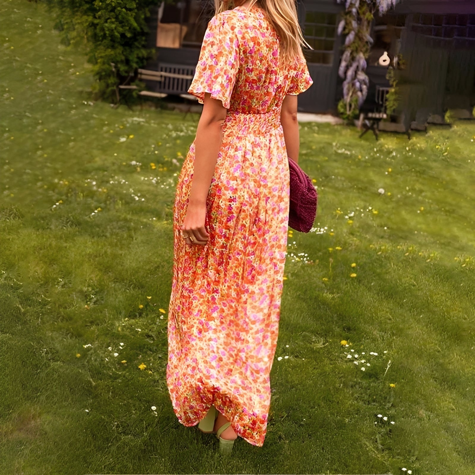 Ophelia - Robe Chic à Col V