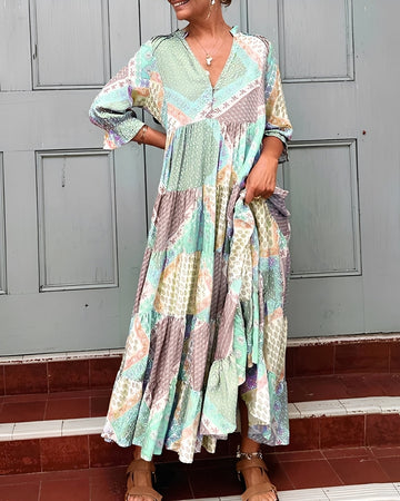 Kirsten - Robe Chic avec Manches Longues