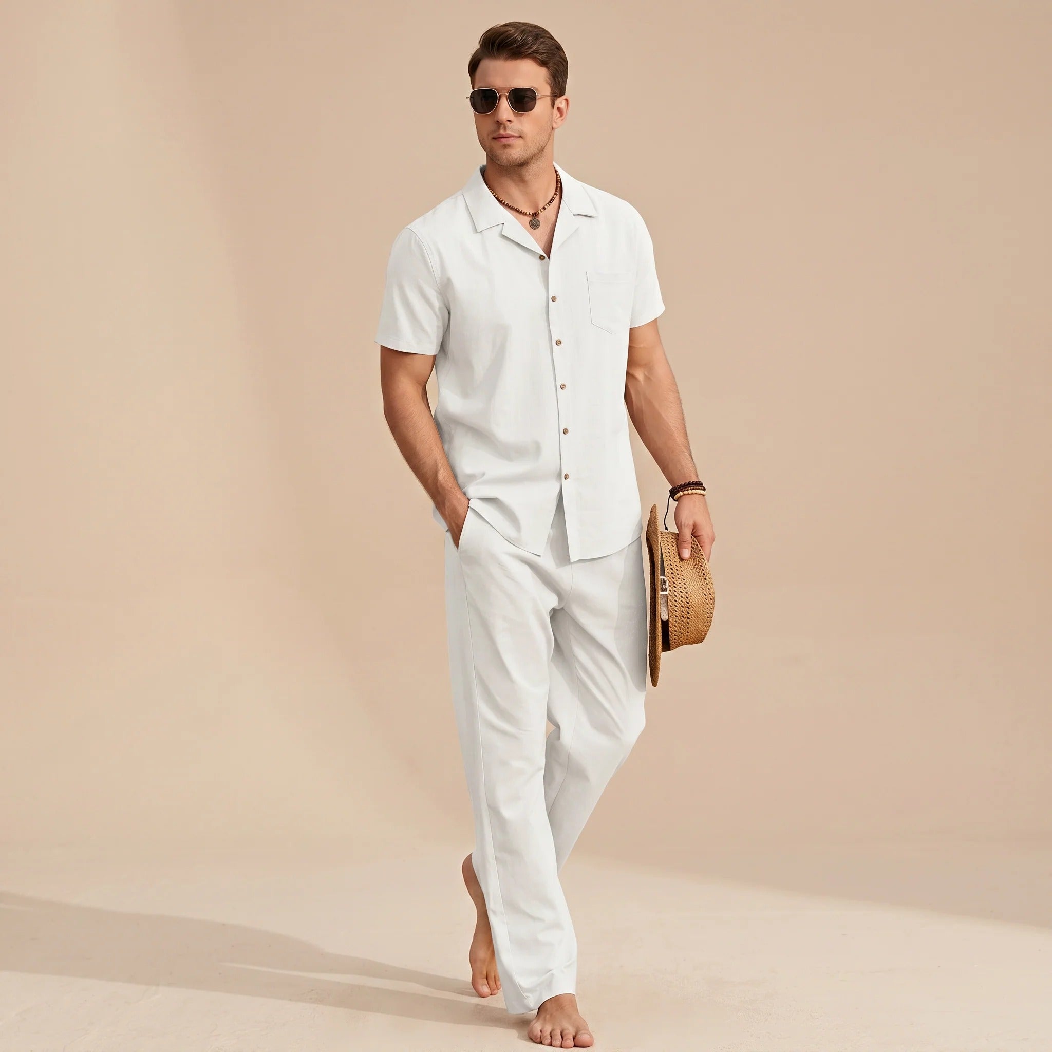 Hampton - Ensemble Chemise Décontractée Confort