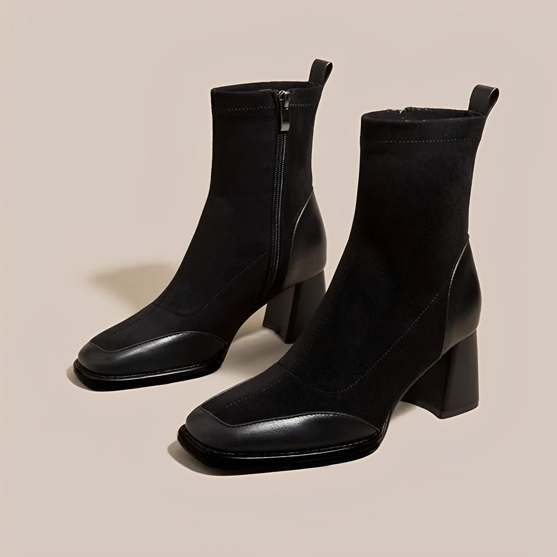 Linda - Bottes à talons compensés pour un look décontracté