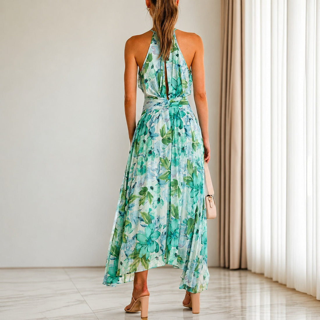 Emaan - Robe longue à fleurs élégante