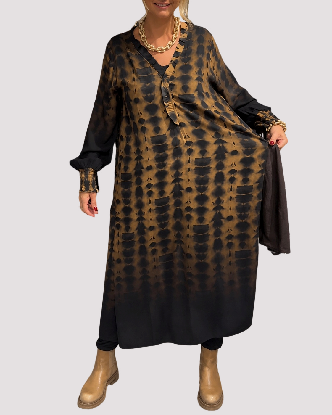 Susie - Élégante robe à manches longues