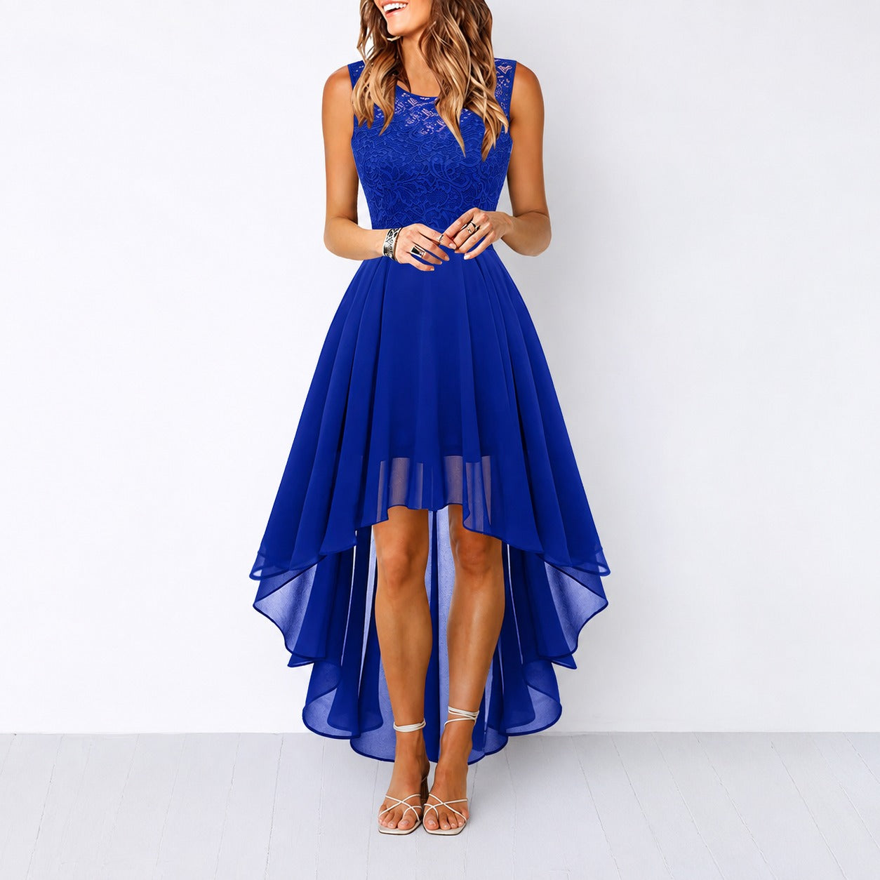 Airish - Robe Élégante avec Coupe Asymétrique