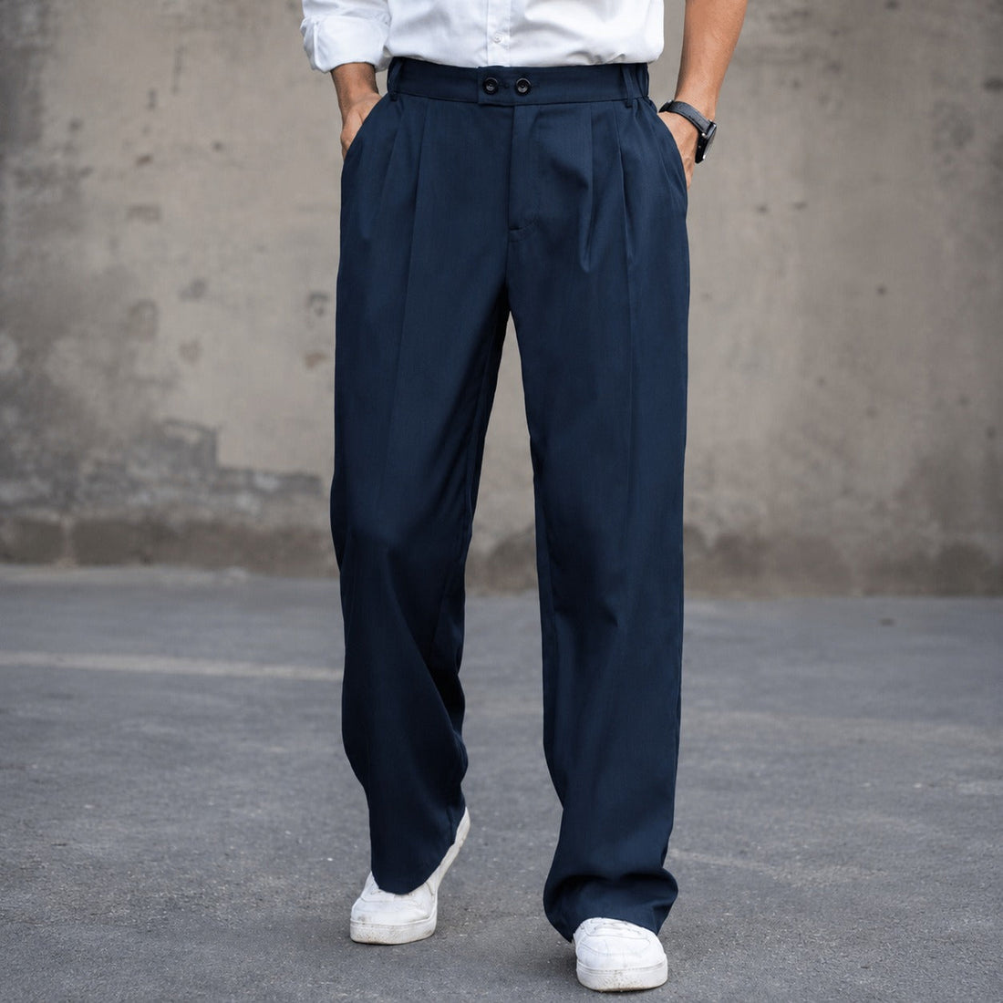 Clayton - Pantalon large et relax