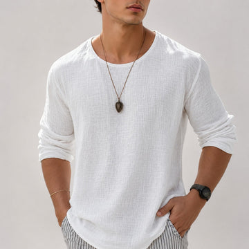 Zain - Chemise large et relax avec manches longues