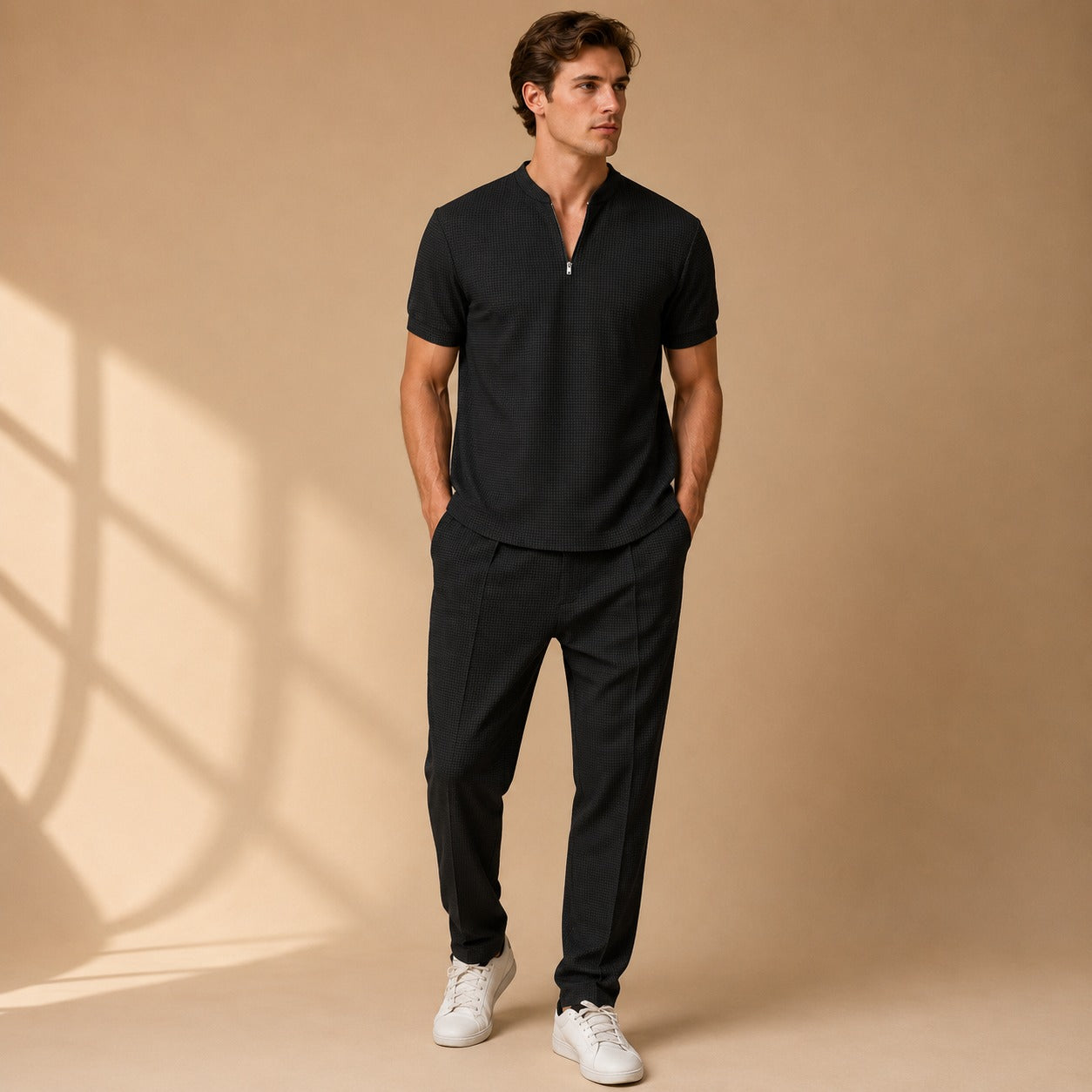 Howard - Ensemble Simplicité à Motif Texturé 2 Pièces