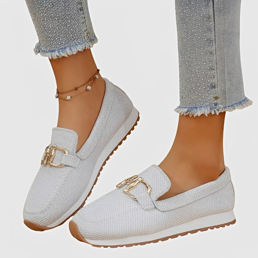 Elle - Mocassins confortables avec boucle