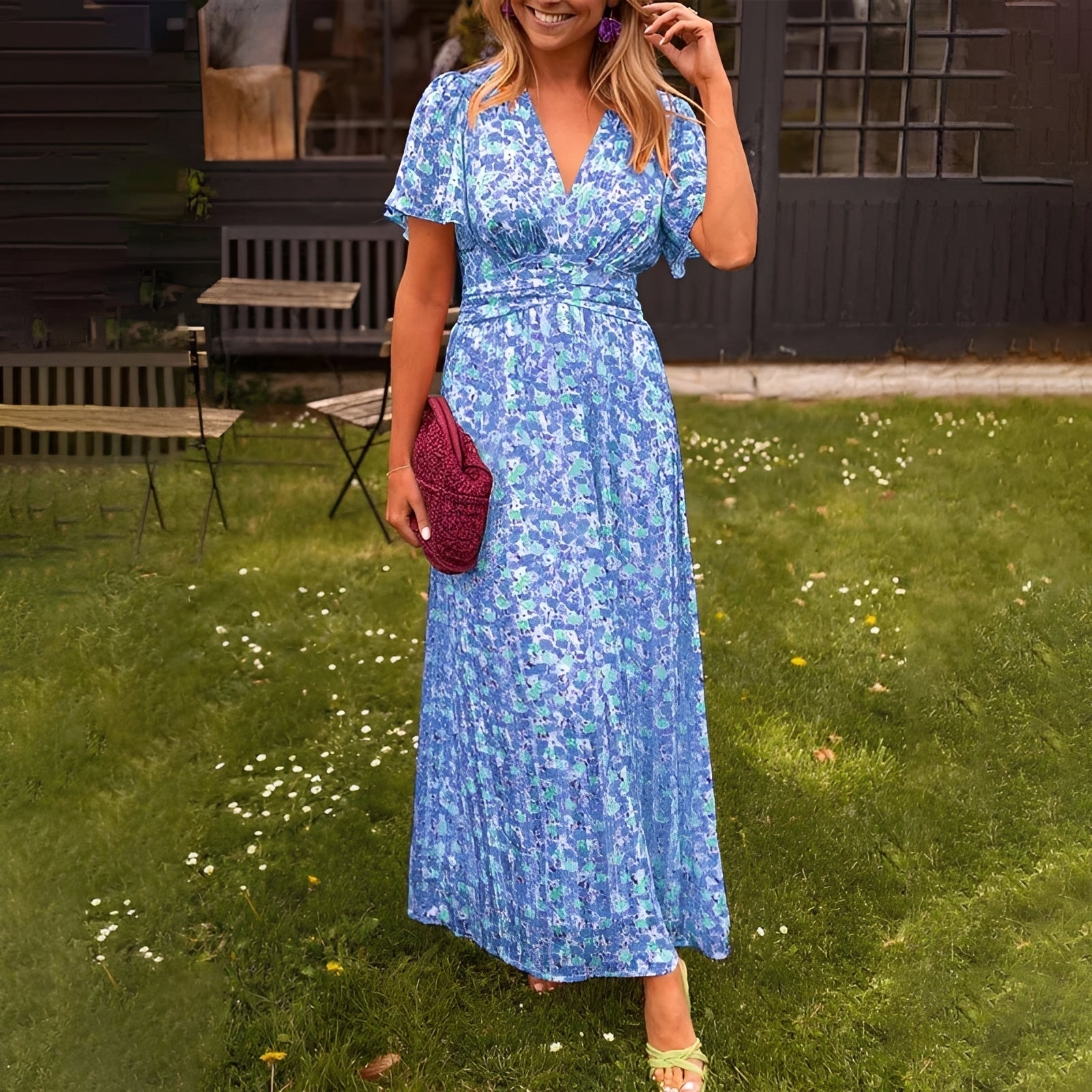 Ophelia - Robe Chic à Col V