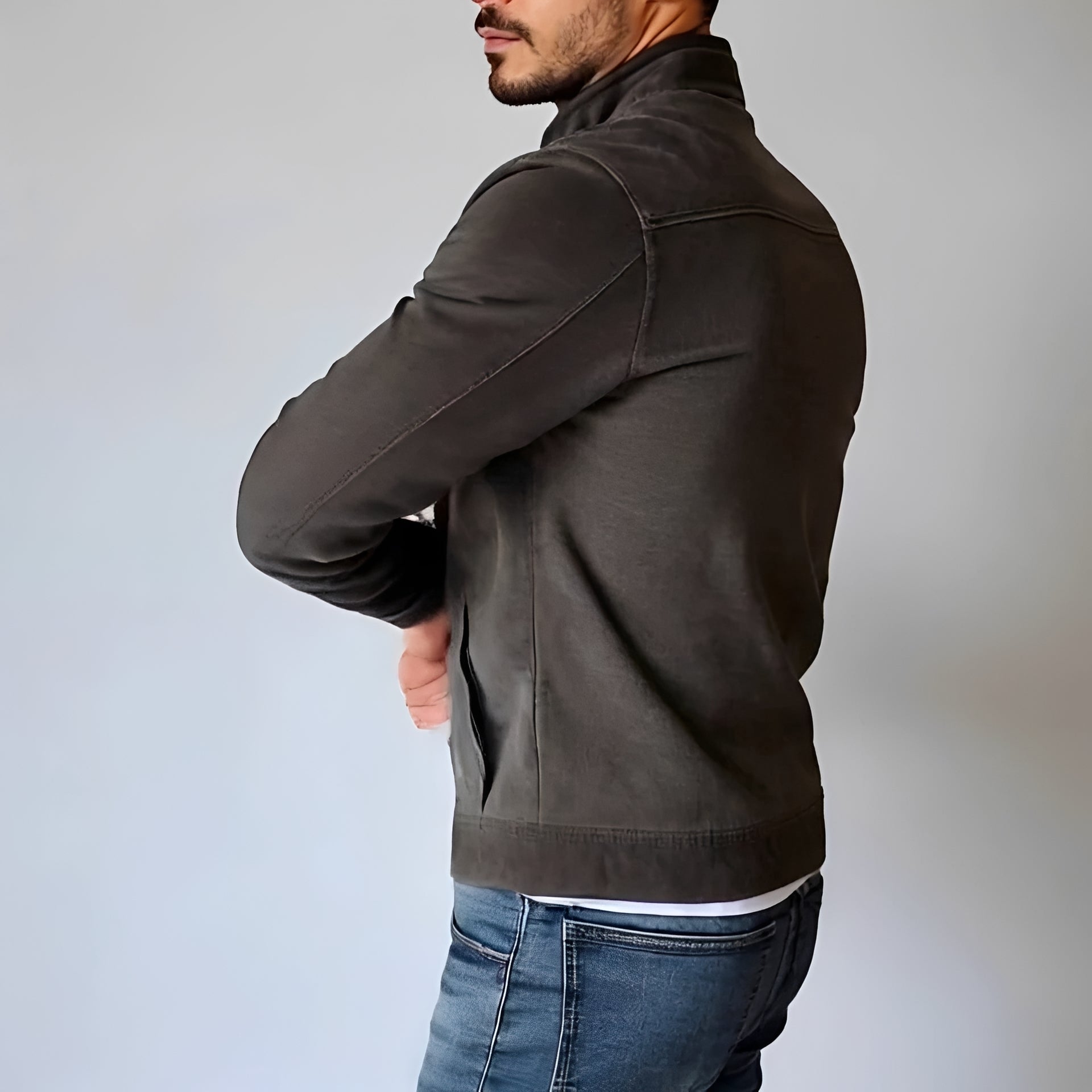 Lenard - Manteau chic avec un bouton