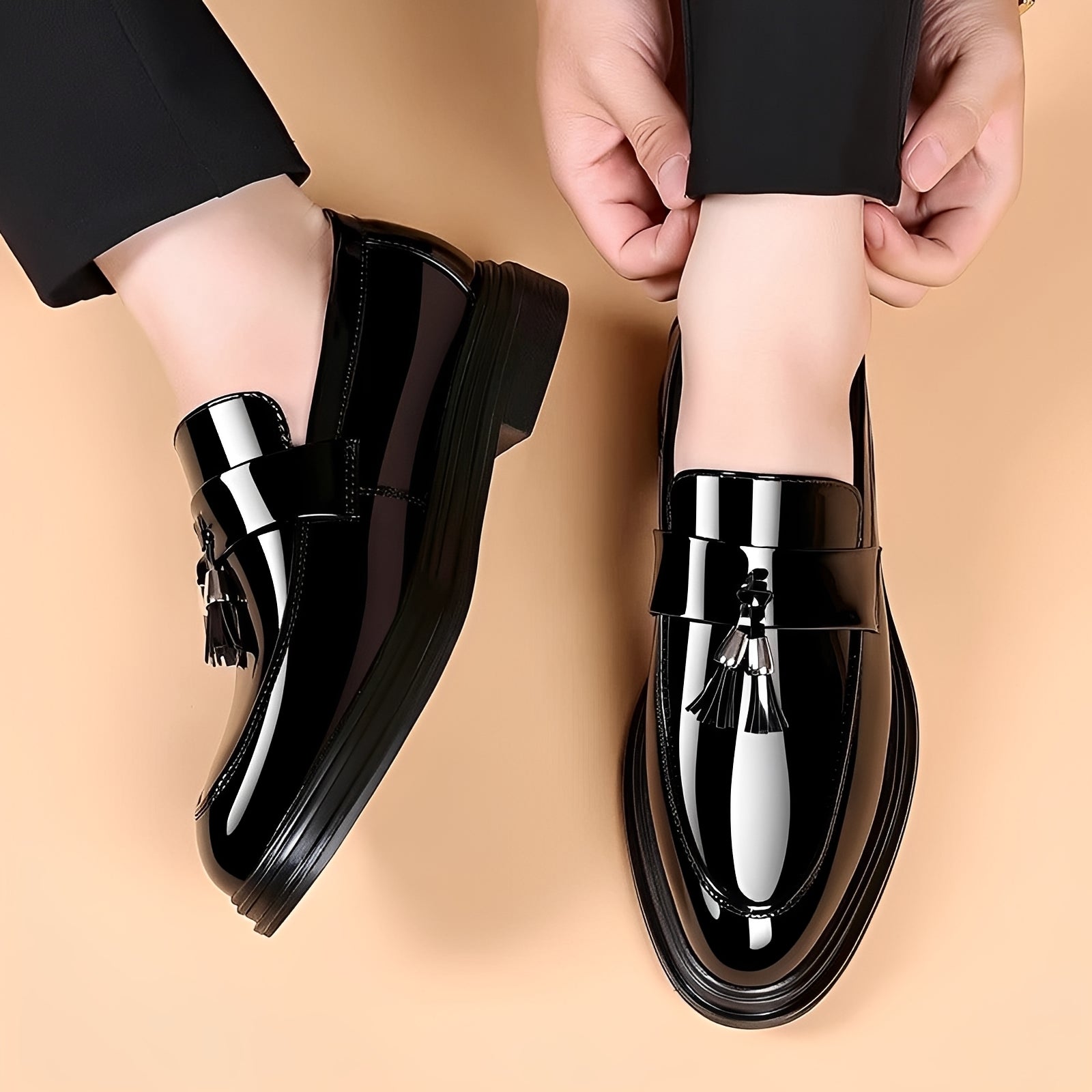 Jeevan - Chaussures élégantes avec semelles souples en caoutchouc