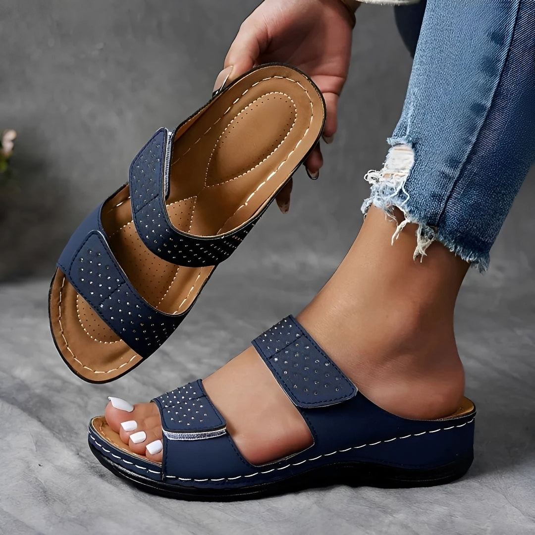 Lauren - Sandales confortables avec ouvertures