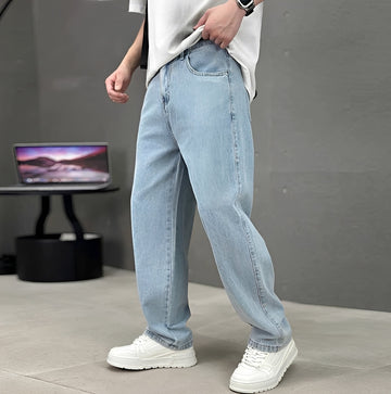 Garza - Jeans Relax à Coupe Droite