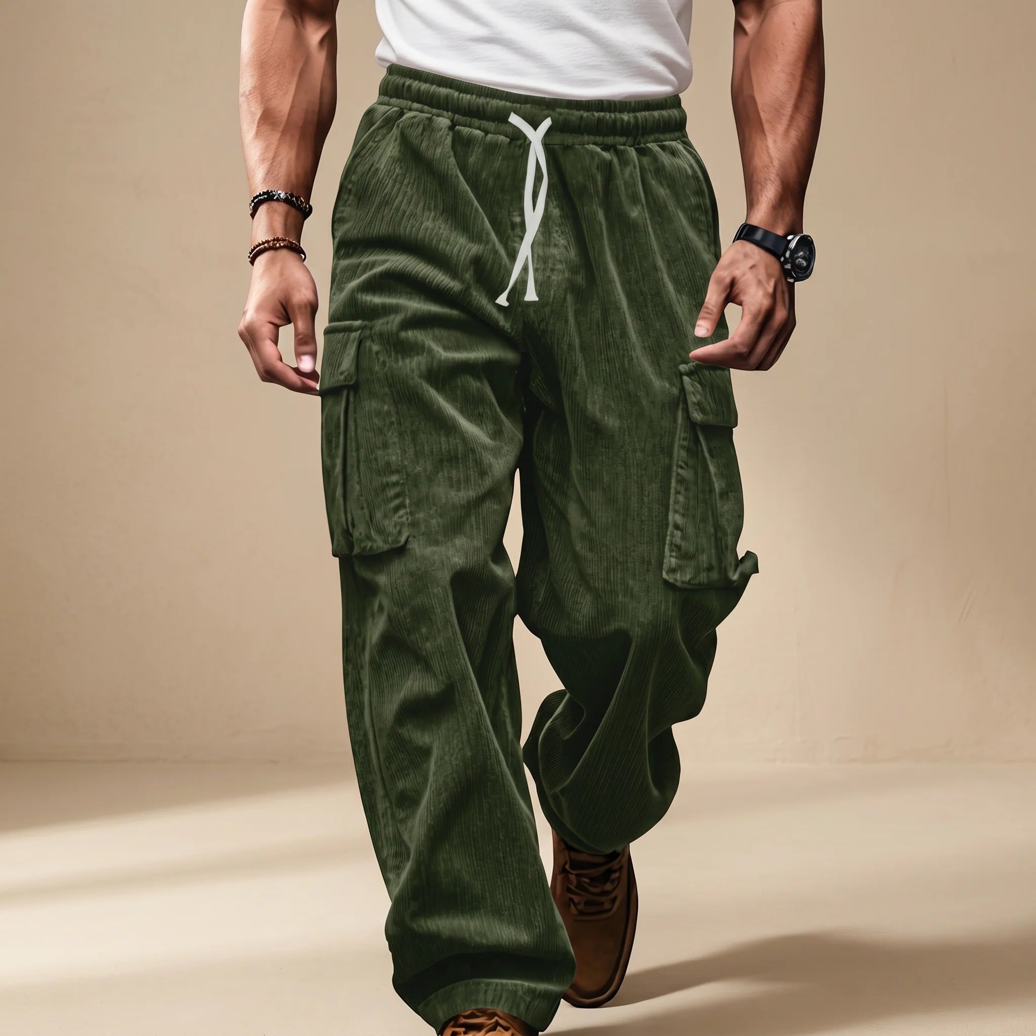 Dawson - Pantalon Cargo Large