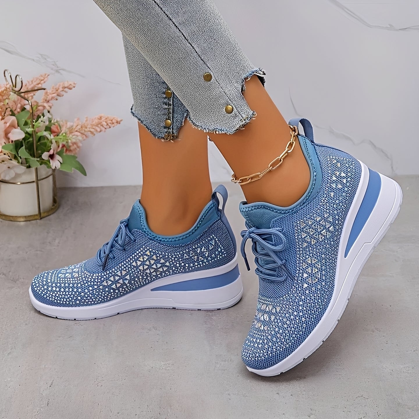 Brenda - Chaussures à Talons Compensés Élégantes
