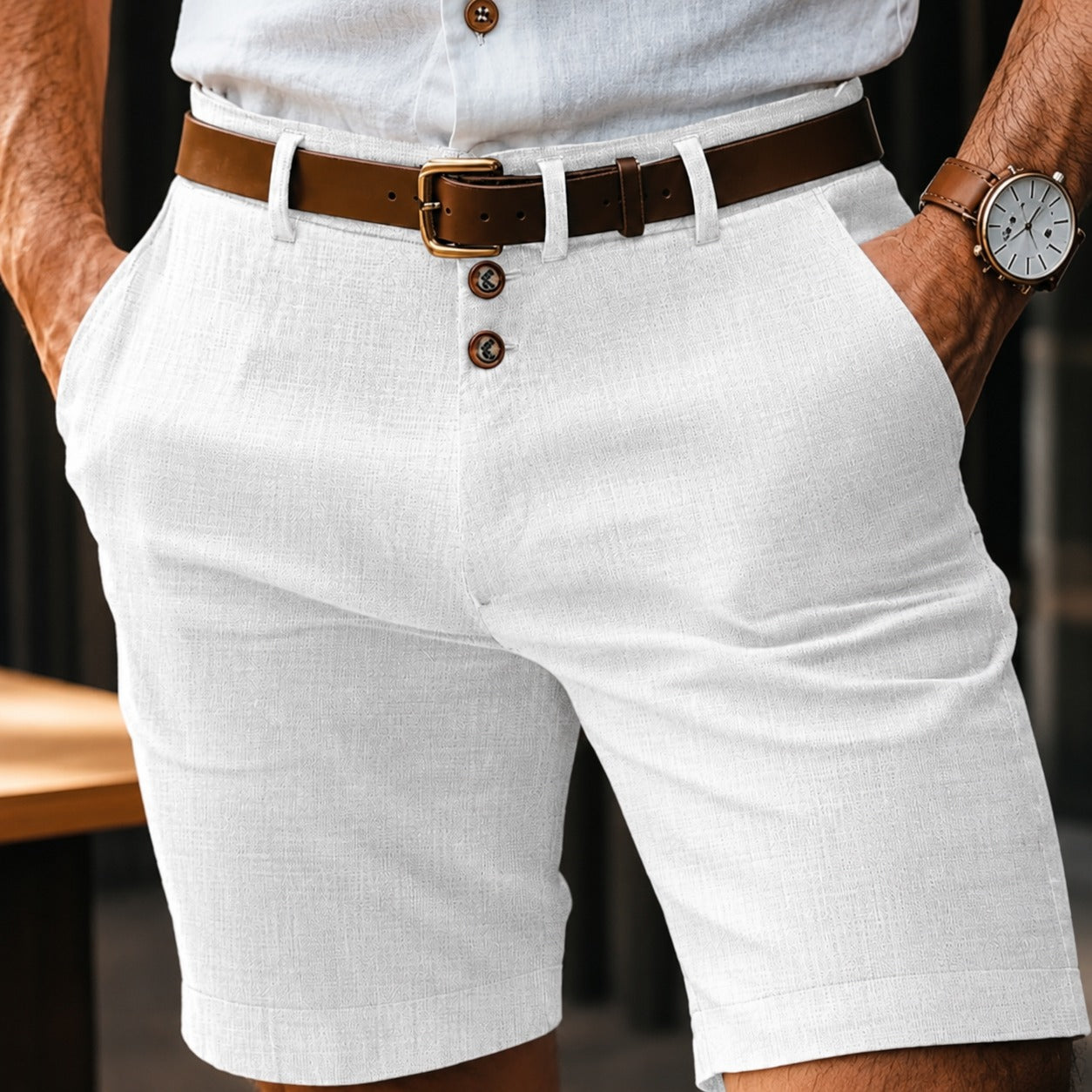 Herbie - Shorts Relax avec Boutons