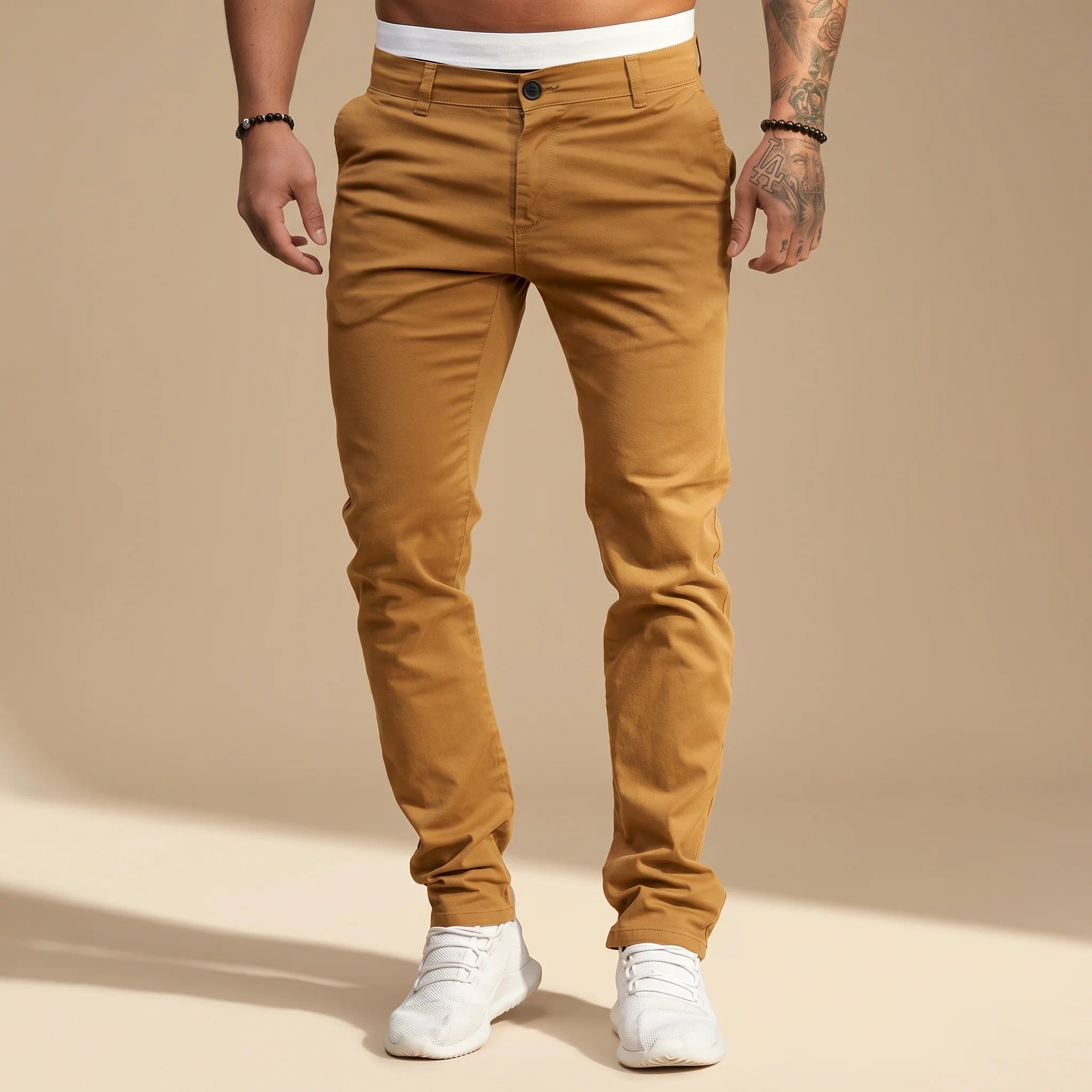 Arjan - Pantalon Ajusté Décontracté