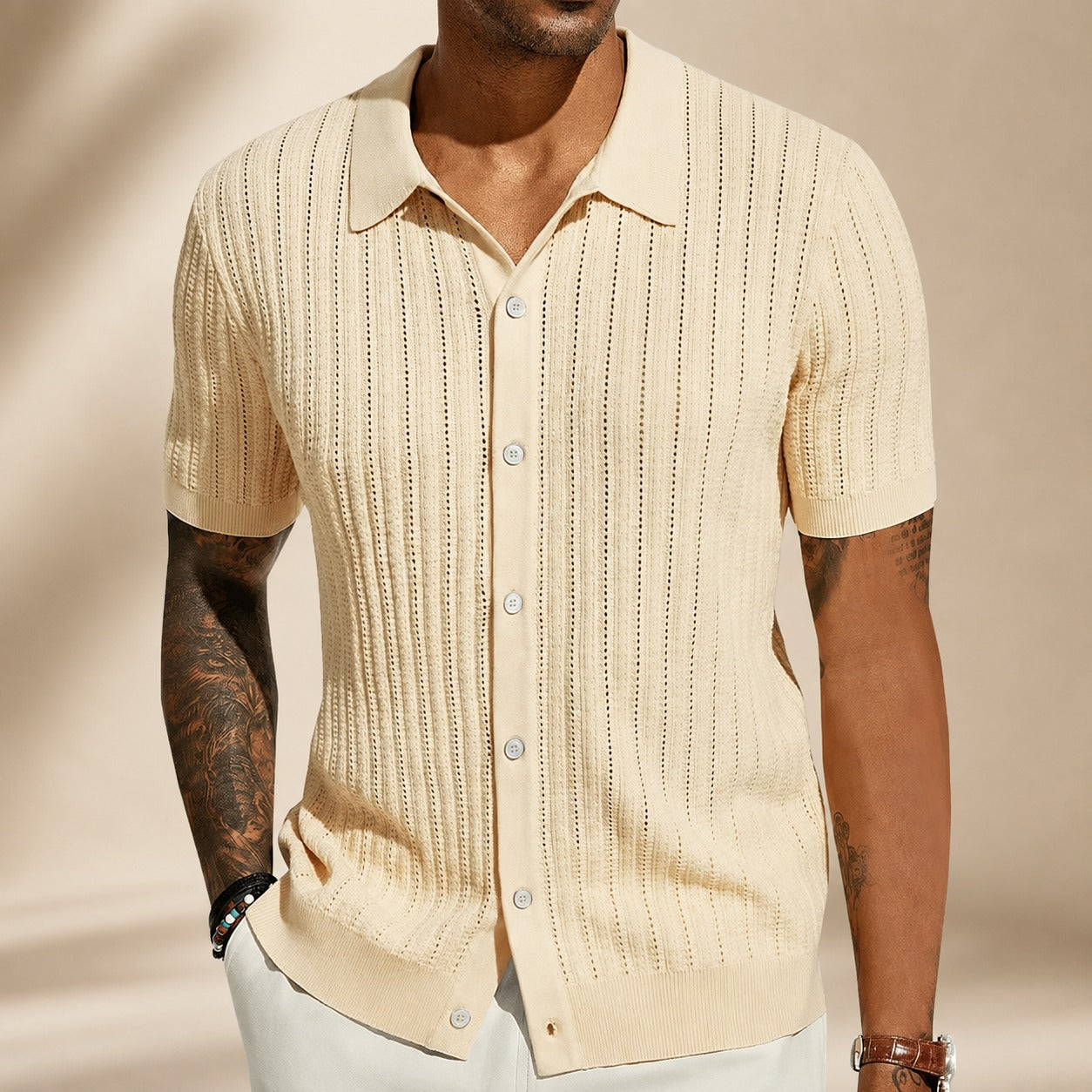 Steven - Chemise Ample et Aérée avec Fentes