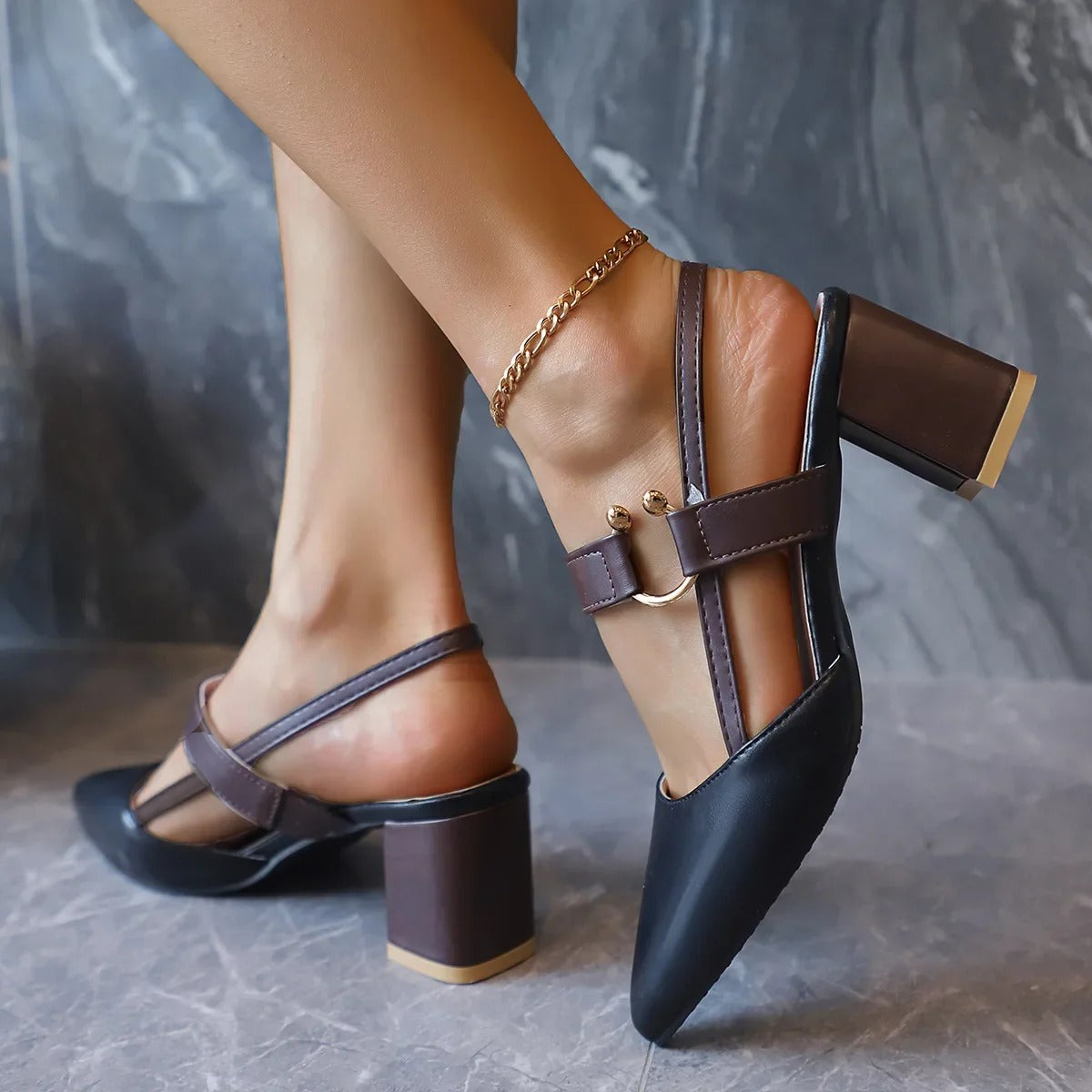 Caelan - Talons slingback chic