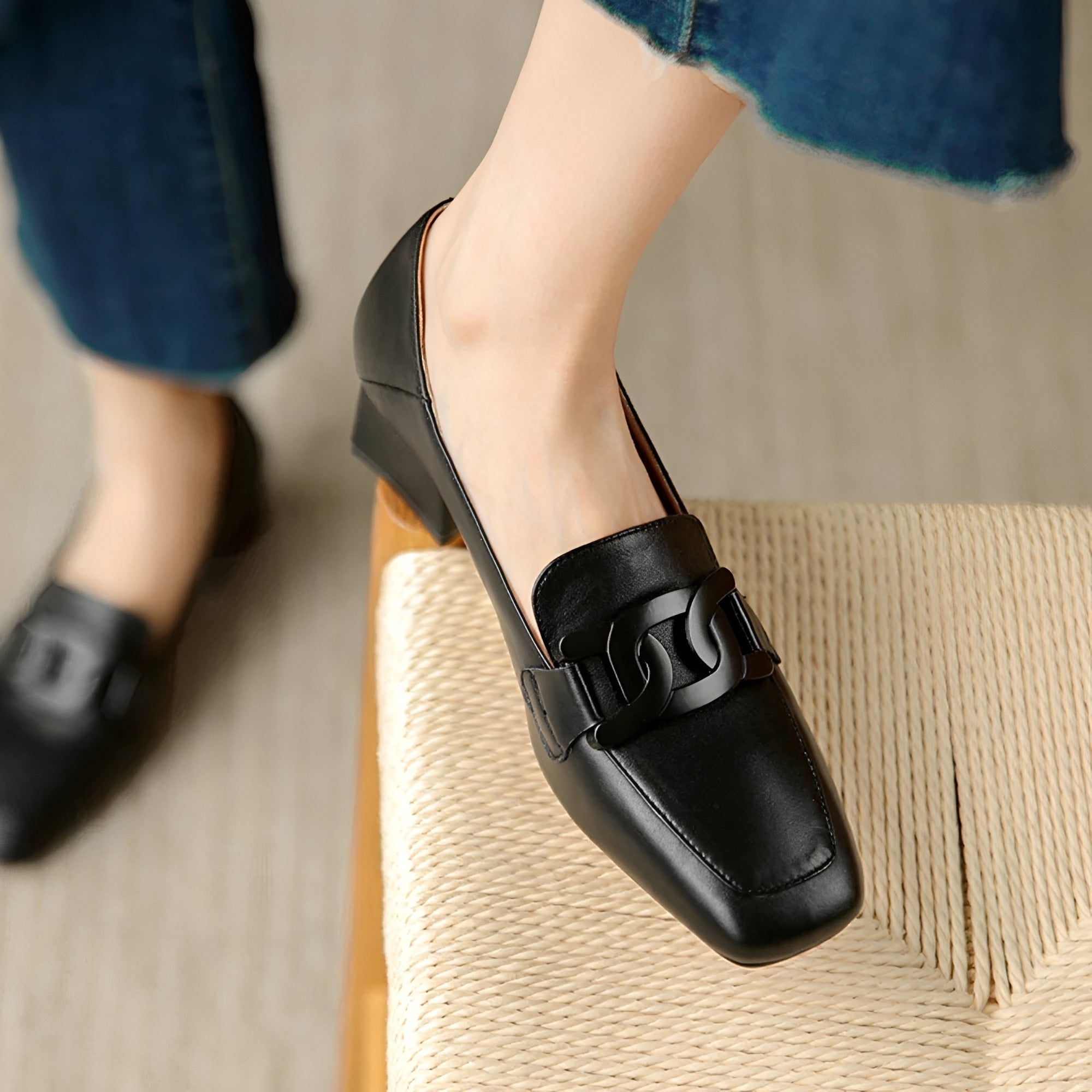 Maisha - Mocassins Chic à Talons