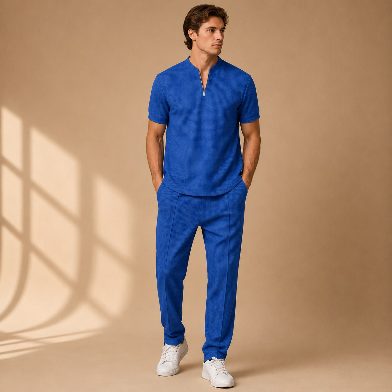 Howard - Ensemble Simplicité à Motif Texturé 2 Pièces