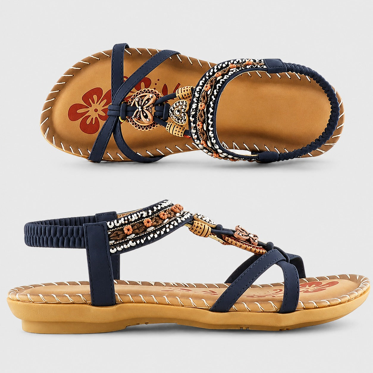 Eleanor - Sandales Chic avec Strass