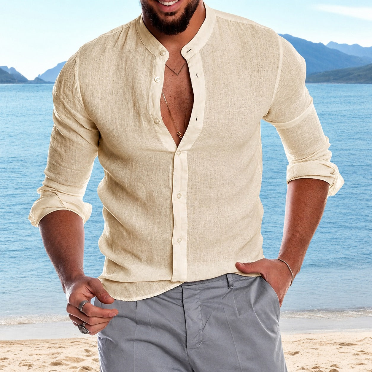 Clarke - Chemise ample à manches longues