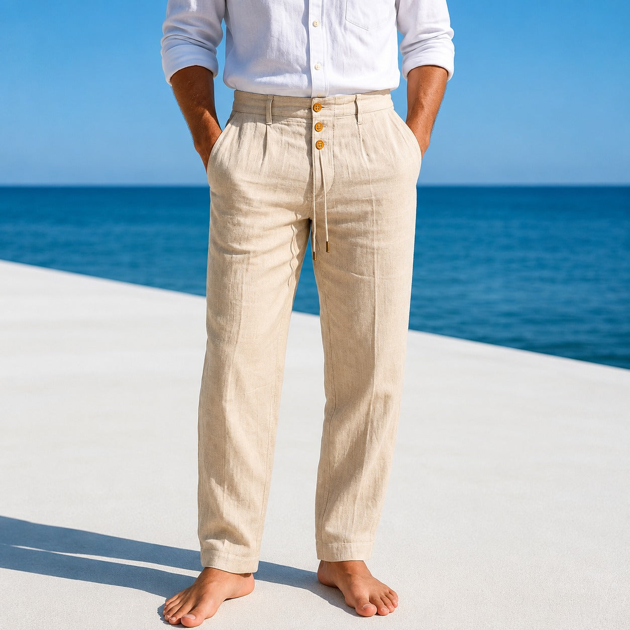 Austin - Pantalon Léger avec Cordon