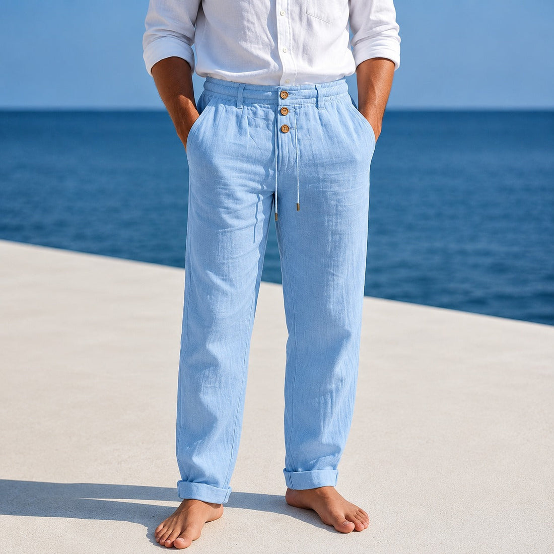Austin - Pantalon Léger avec Cordon