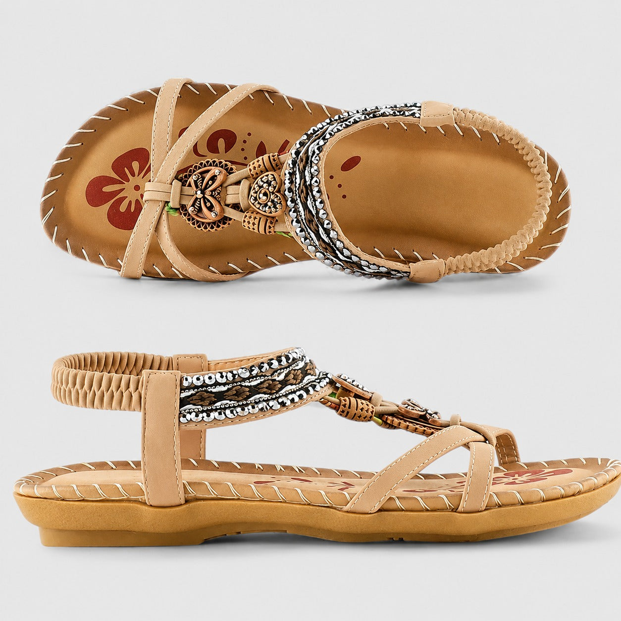 Eleanor - Sandales Chic avec Strass