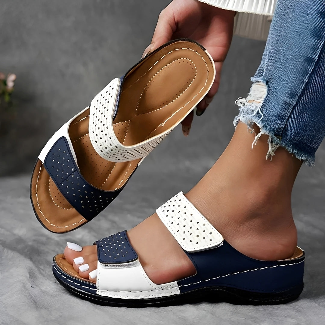 Lauren - Sandales confortables avec ouvertures