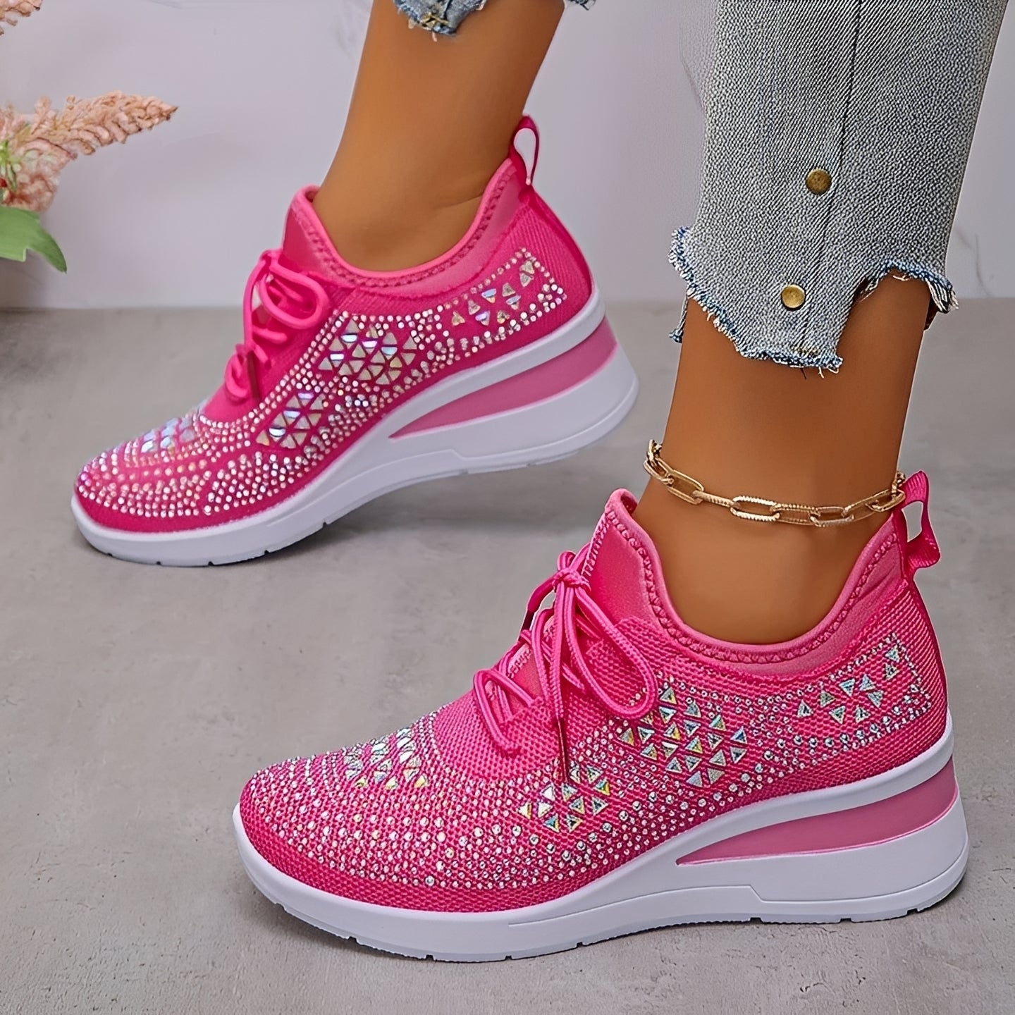 Brenda - Chaussures à Talons Compensés Élégantes