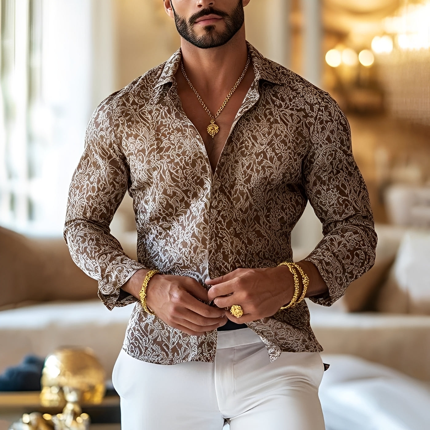 Tim - Chemise Élégante à Manches Longues