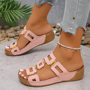 Victoria - Chaussures à talon compensé raffinées