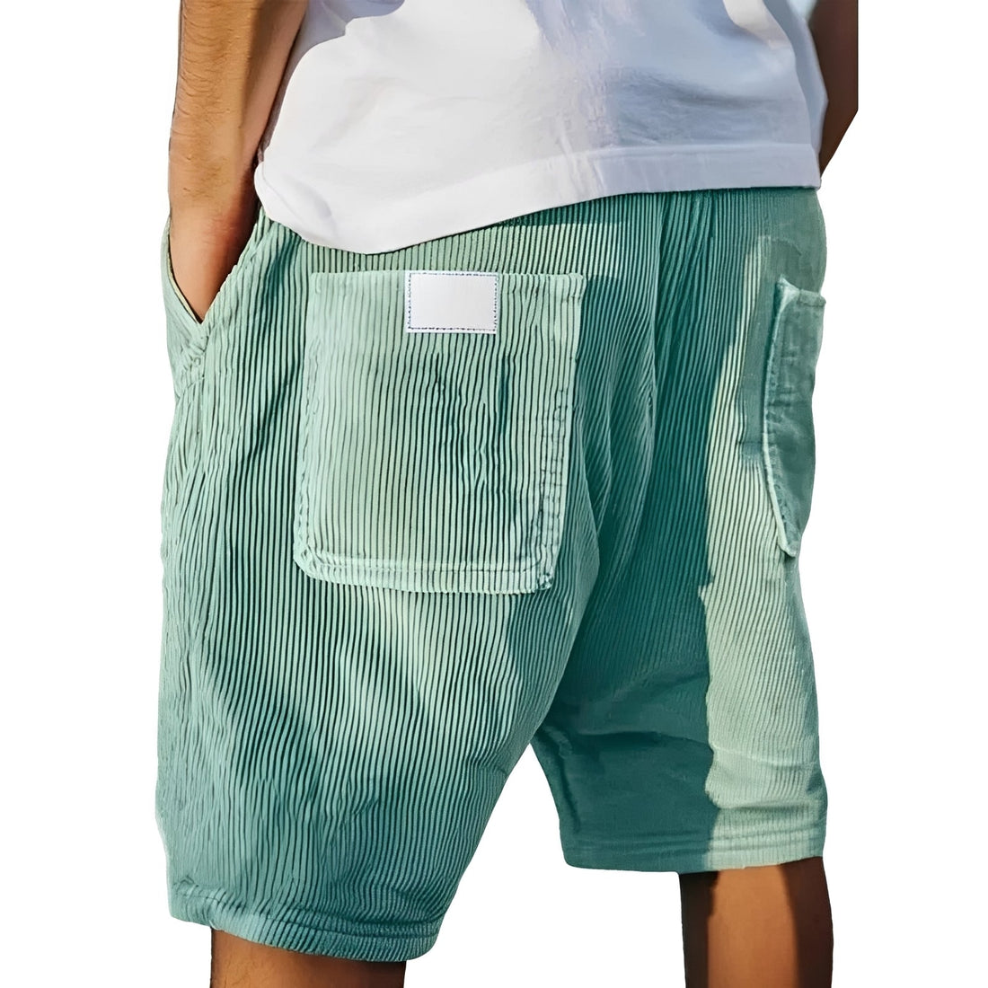 Ritchie - Shorts relax à texture côtelée