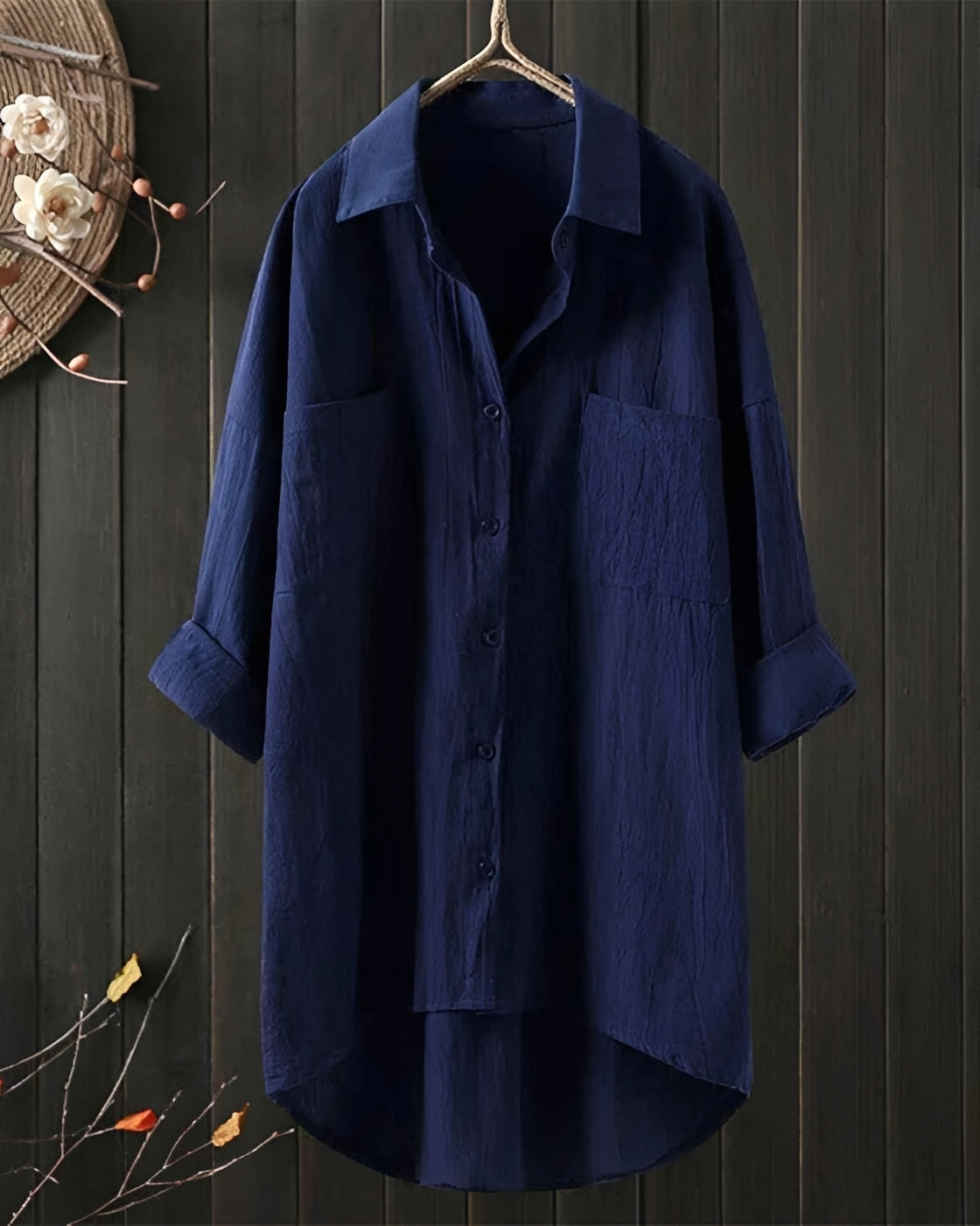 Wilma - Blouse Ample à Manches Longues