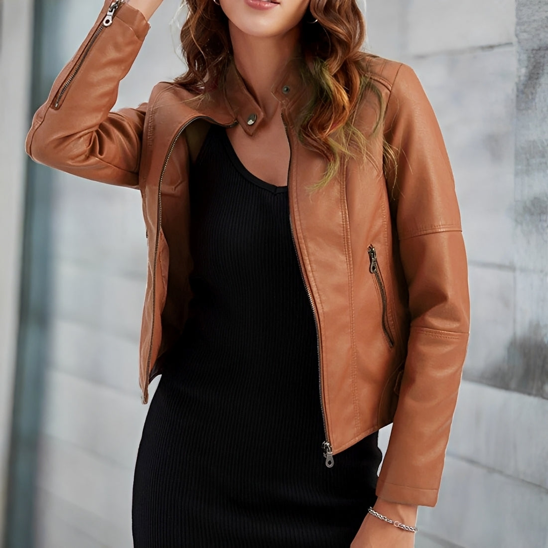 Everly - Veste Zippée Chic