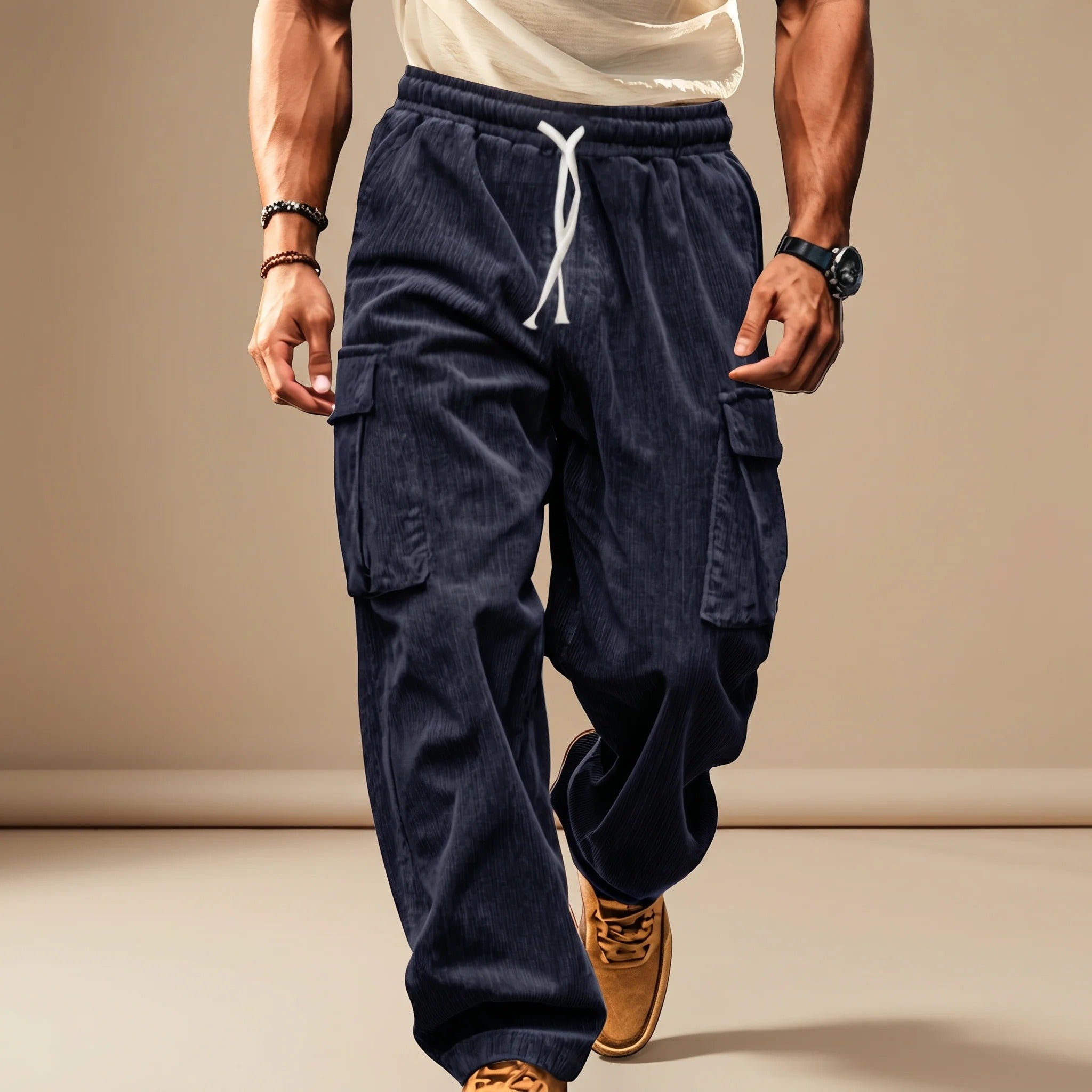 Dawson - Pantalon Cargo Large