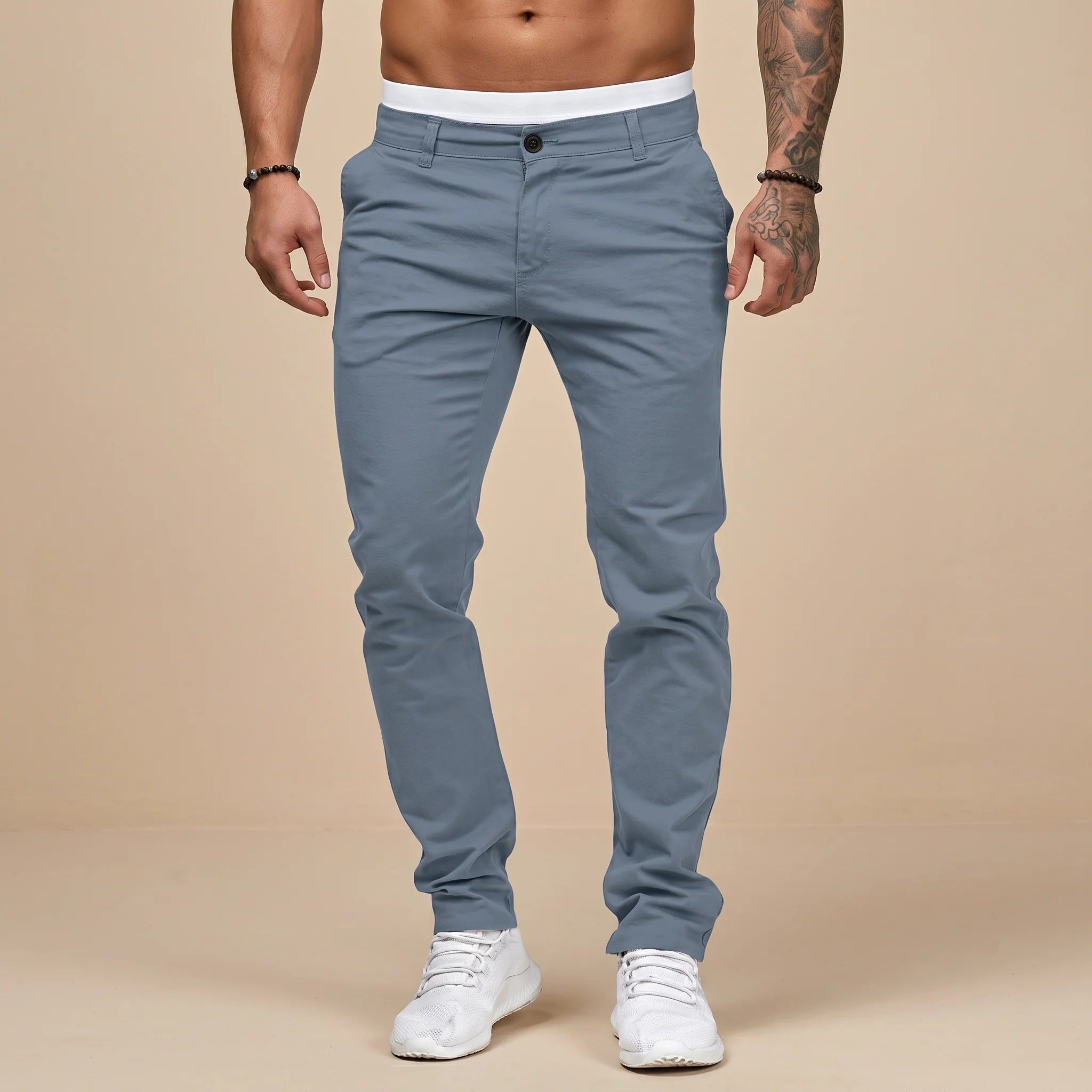 Arjan - Pantalon Ajusté Décontracté