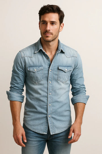 Hebert - Chemise Relax avec Manches Longues