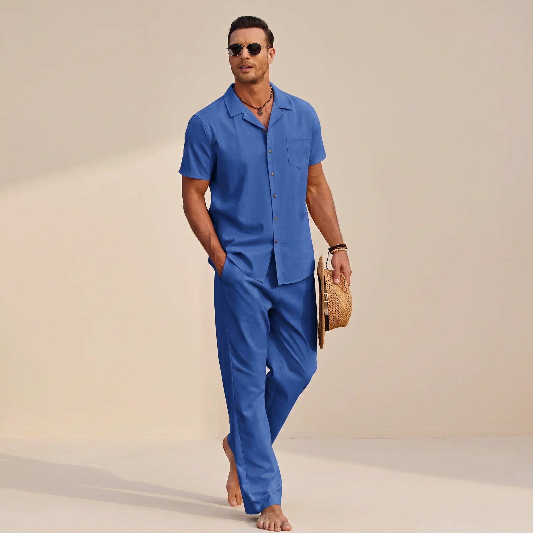 Hampton - Ensemble Chemise Décontractée Confort