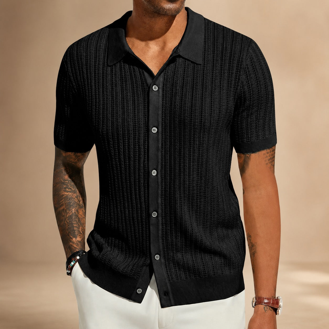 Steven - Chemise Ample et Aérée avec Fentes