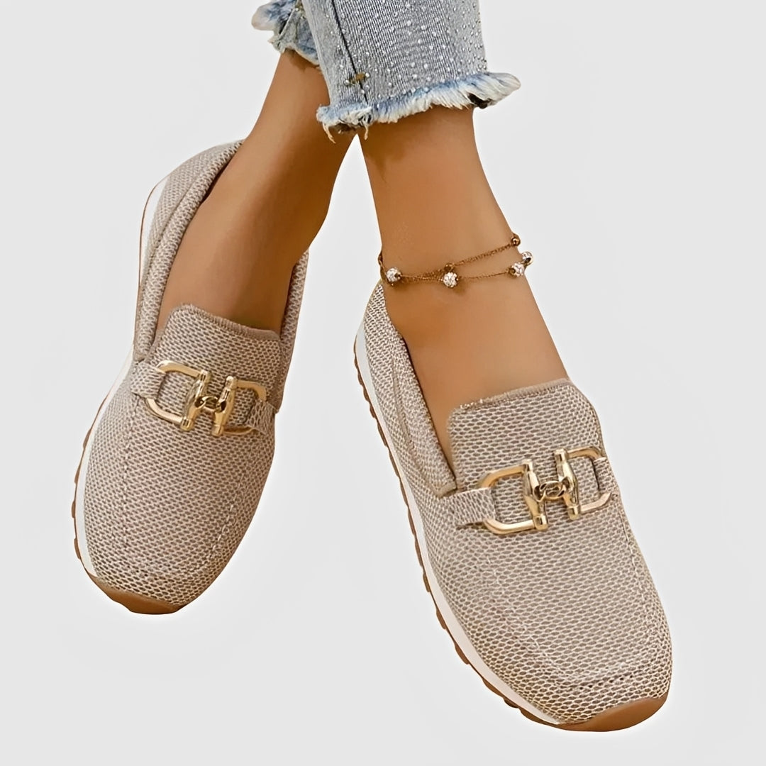 Elle - Mocassins confortables avec boucle