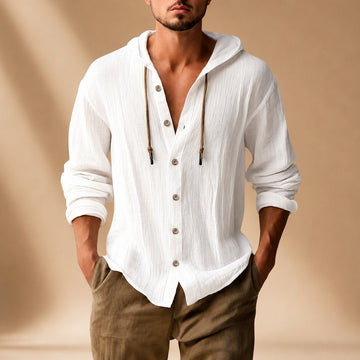 Kayne - Chemise Ample avec Capuche et Manches Longues