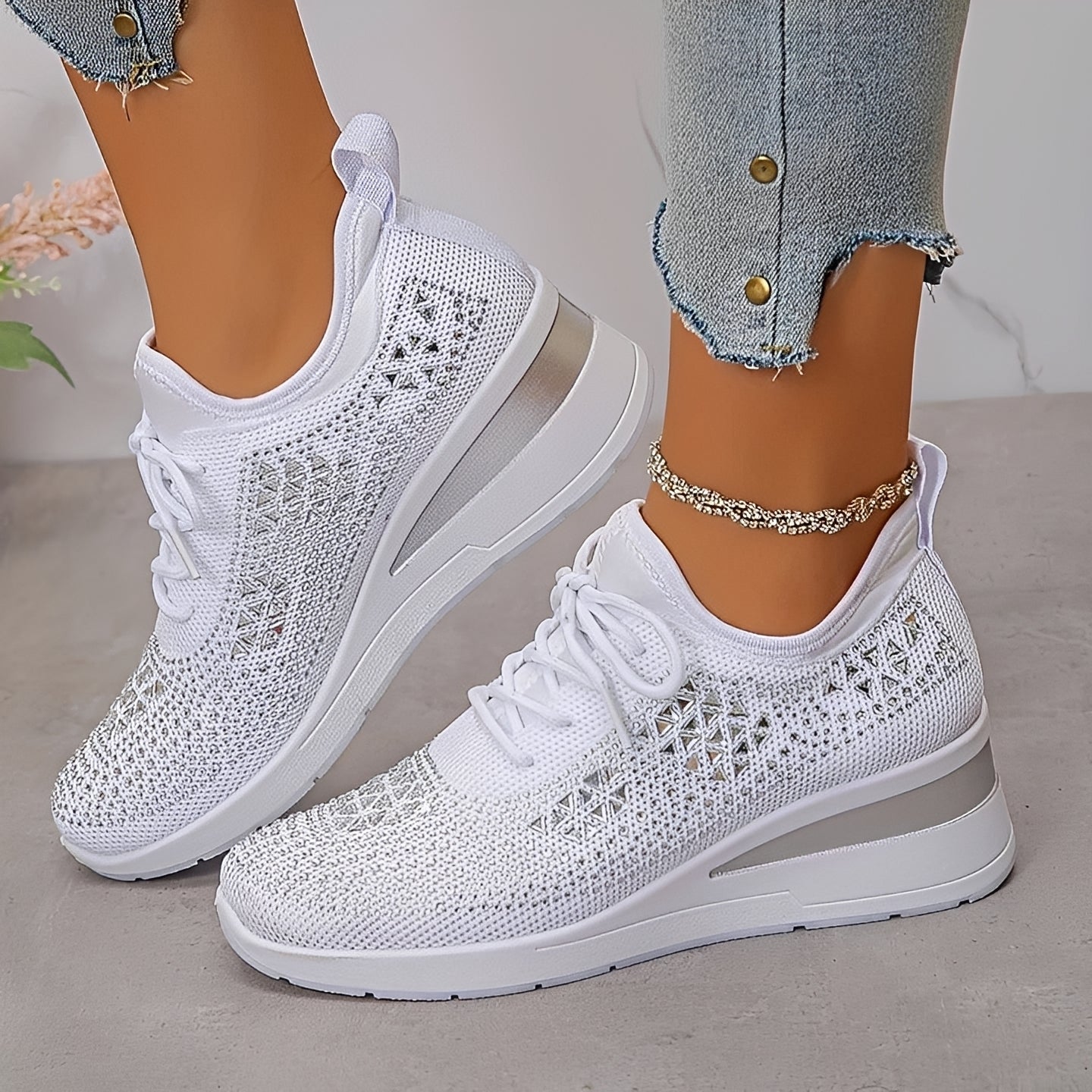 Brenda - Chaussures à Talons Compensés Élégantes